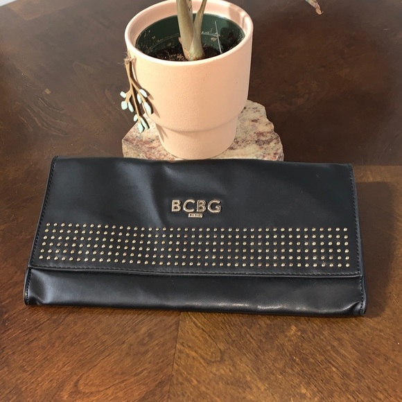 BCBG Paris Handbags - BCBG Studded Clutch Parris